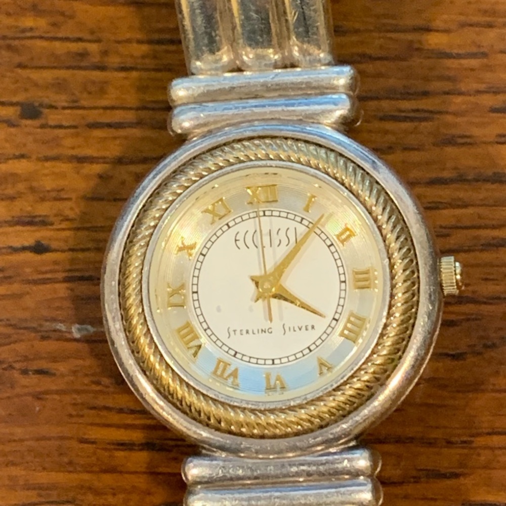 Ecclissi Sterling Silver Case and Bracelet Watch - Picture 5 of 11